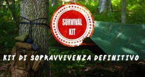 Kit di sopravvivenza per il campeggio